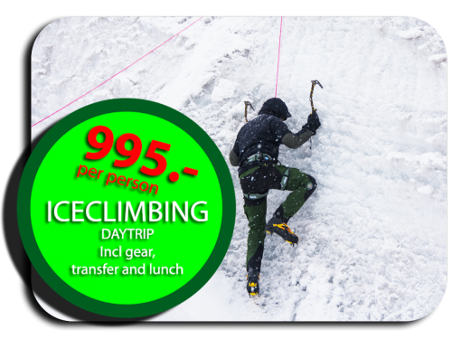 Ice-climbing in Åre, a full day activity