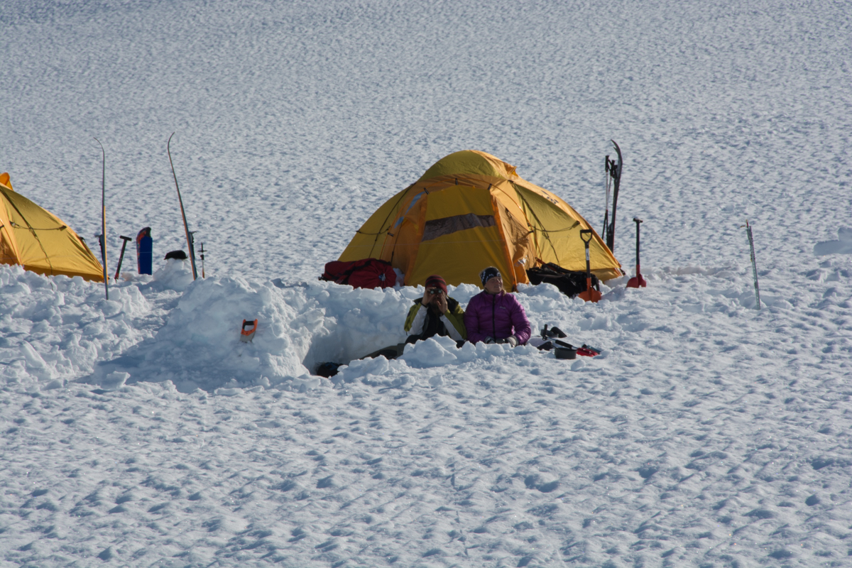 Winter camping, a unique experience