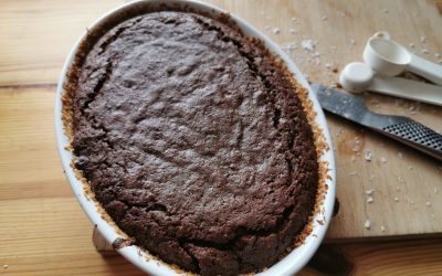 Vegan and gluten-free chocolate cake